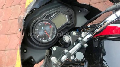 2018 Bajaj Discover 110 spied again instrument cluster