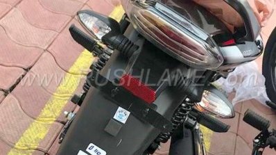 2018 Bajaj Discover 110 spied again rear