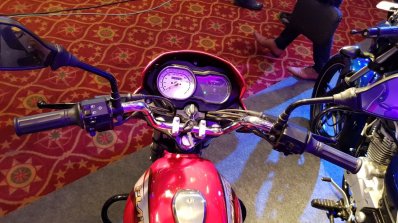 2018 Bajaj Platina ComforTec showcased cockpit