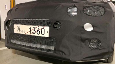 2018 Hyundai i20 (facelift) front fascia spy shot South Korea