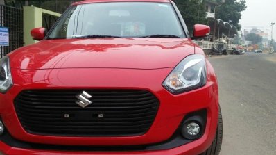 2018 Maruti Swift front spy shot