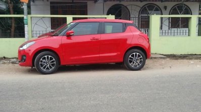 2018 Maruti Swift profile spy shot