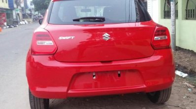 2018 Maruti Swift rear spy shot