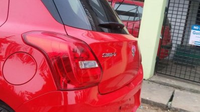 2018 Maruti Swift tail lamp spy shot