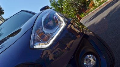 2018 Maruti Swift test drive review headlamps top end variant