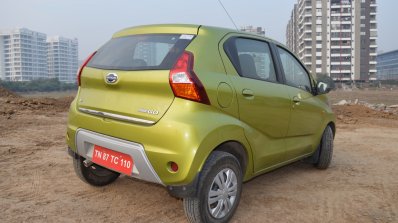 Datsun redi-GO 1.0 MT Lime rear three quarters right side
