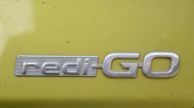 Datsun redi-GO 1.0 MT Lime redi-GO tailgate badge