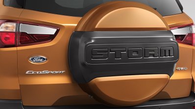 Ford EcoSport Storm custom spare wheel cover
