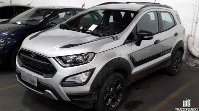 Ford EcoSport Storm front three quarters spy shot