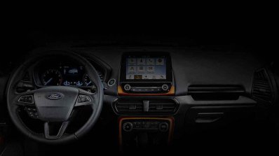 Ford EcoSport Storm interior dashboard teaser