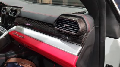Lamborghini Urus passenger-side dashboard India launch