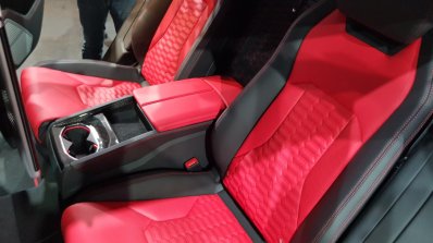 Lamborghini Urus rear seats elevated view India launch