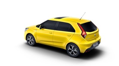 MG 3 facelift rear three quarters