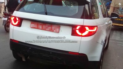 Tata H5 (Tata Q501) rear three quarters spy shot