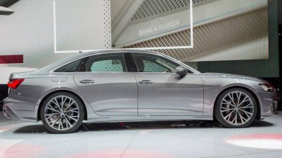 2018 Audi A6 profile at 2018 Geneva Motor Show