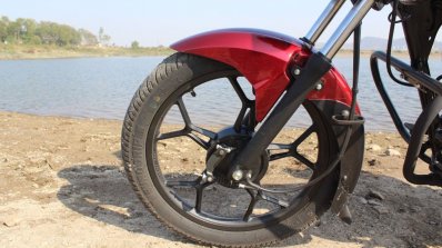 2018 Bajaj Discover 110 front wheel first ride review