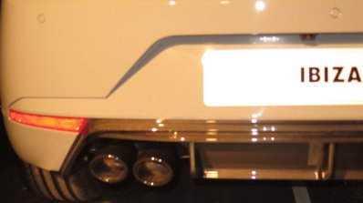 2018 Cupra Ibiza concept twin exhaust tips