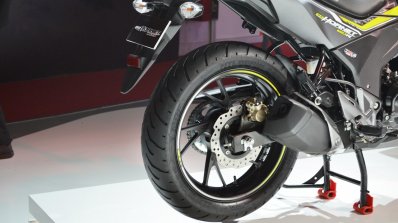 2018 Honda CB Hornet 160R rear wheel at 2018 Auto Expo