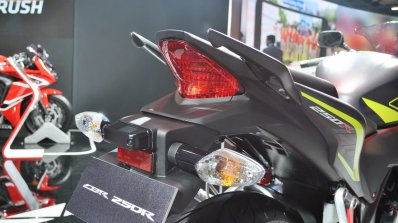 2018 Honda CBR250R tail light at 2018 Auto Expo