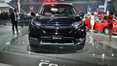 2018 Honda CR-V front at Auto Expo 2018