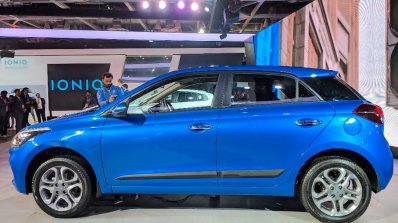 2018 Hyundai i20 (facelift) profile at Auto Expo 2018