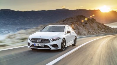 2018 Mercedes A-Class front three quarters