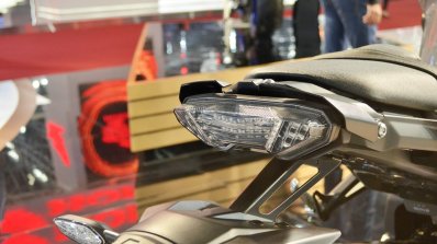 2018 Yamaha MT-10 tail light at 2018 Auto Expo