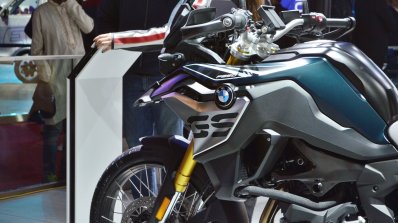 BMW F 850 GS fuel tank at 2018 Auto Expo