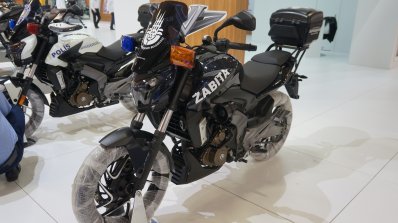 Bajaj Dominar 400 Police bike black at Motobike Istanbul 2018