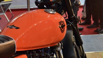 Cleveland Ace Deluxe fuel tank at 2018 Auto Expo