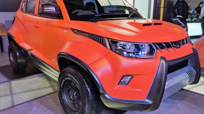 Custom Mahindra KUV100 Adventure Edition front angle