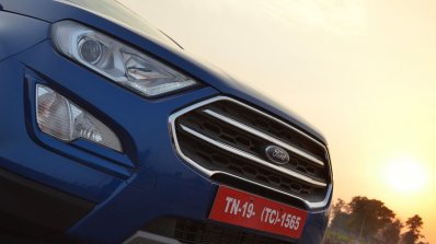 Ford EcoSport Petrol AT review nose