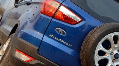 Ford EcoSport Petrol AT review tail light