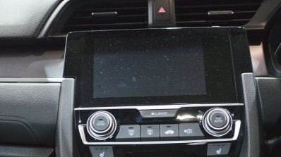 Honda Civic infotainment system at Auto Expo 2018