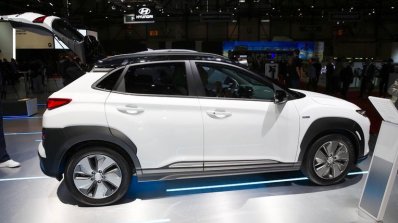 Hyundai Kona Electric profile at 2018 Geneva Motor Show