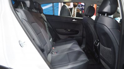 Kia Sportage rear seats at Auto Expo 2018