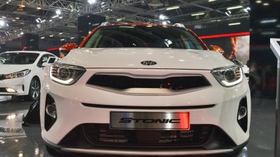 Kia Stonic front at Auto Expo 2018