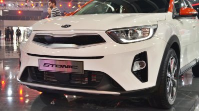 Kia Stonic front fascia at Auto Expo 2018