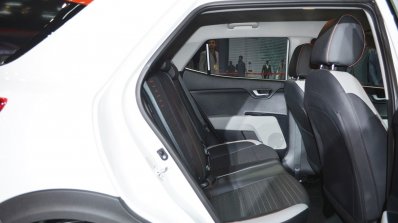 Kia Stonic rear seats at Auto Expo 2018