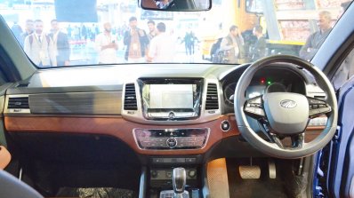 Mahindra Rexton dashboard at Auto Expo 2018