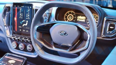 Mahindra TUV Stinger concept dashboard driver side at Auto Expo 2018