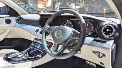 Mercedes E-Class All-Terrain dashboard side view at Auto Expo 2018