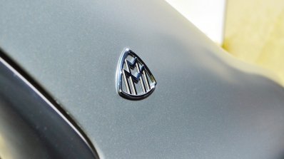 Mercedes-Maybach S 650 Saloon Maybach badge at Auto Expo 2018