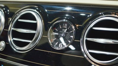 Mercedes-Maybach S 650 Saloon clock at Auto Expo 2018