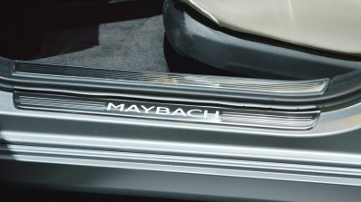 Mercedes-Maybach S 650 Saloon door sill at Auto Expo 2018