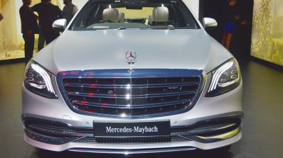 Mercedes-Maybach S 650 Saloon front at Auto Expo 2018