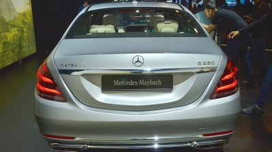 Mercedes-Maybach S 650 Saloon rear at Auto Expo 2018