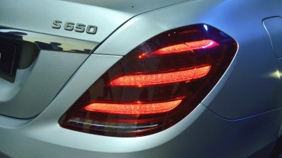 Mercedes-Maybach S 650 Saloon tail lamp at Auto Expo 2018