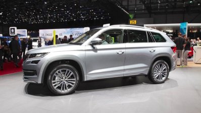 Skoda Kodiaq Laurin & Klement left side at 2018 Geneva Motor Show