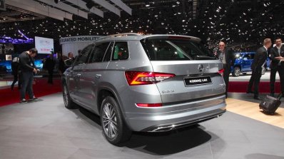 Skoda Kodiaq Laurin & Klement rear three quarters at 2018 Geneva Motor Show